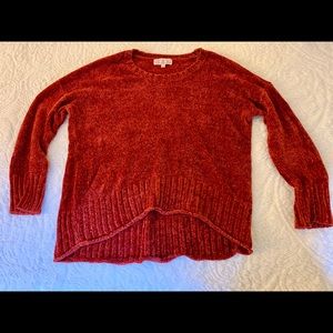 Pink Rose Red Sweater